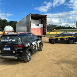Em ação conjunta, Polícia Civil e PRF recuperam carga roubada avaliada em R$ 600 mil em Vitória da Conquista
