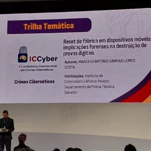 Foto tirada durnate o evento