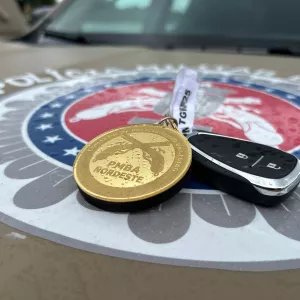 Chave da viatura nova da CPR Nordeste