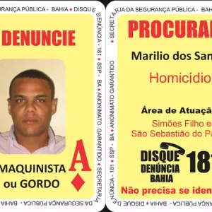 Carta do Disque Denúncia 
