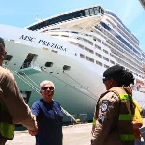 Mais de quatro mil turistas são recepcionados durante a Operação Navio em Salvador