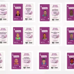 Conheça os 16 criminosos que integram o Baralho Lilás da SSP