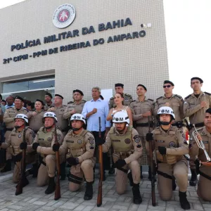 Novo Pelotão da Polícia Militar é inaugurado em Ribeira do Amparo