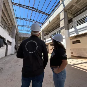 Obras da nova Academia da Polícia Civil da Bahia estão 50% concluídas