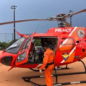 GOA realiza transporte aeromédico de vítima de infarto da Ilha de Itaparica para Salvador