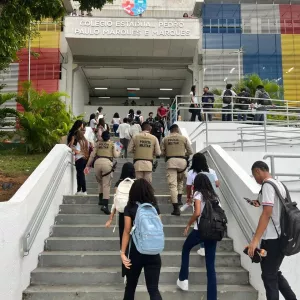 Batalhão Escolar da PMBA realiza hoje Operação Volta às Aulas 2026