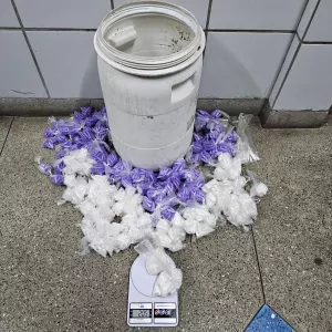 PM apreende drogas em Pau da Lima