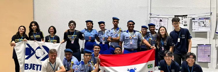 Alunos do Colégio da Polícia Militar – Unidade Lobato – foram classificados para a RoboCup 2025