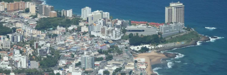 Imagem aérea de Salvador