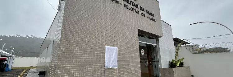 Após investimento de R$ 1,1 milhão, SSP entrega novo pelotão da PM em Ubaíra
