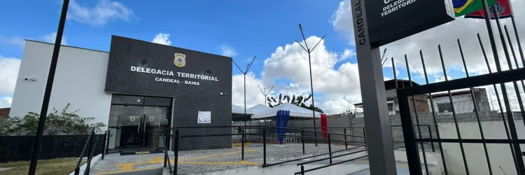 Imagem da delegacia nova inaugurada