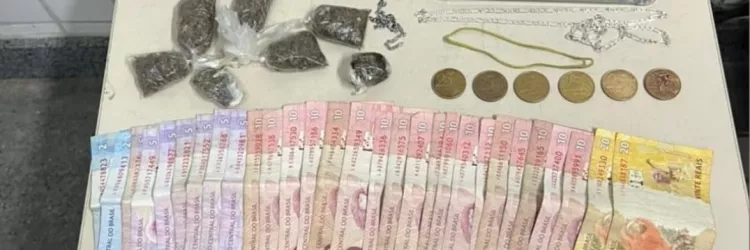 Materiais apreendidos são exibidos