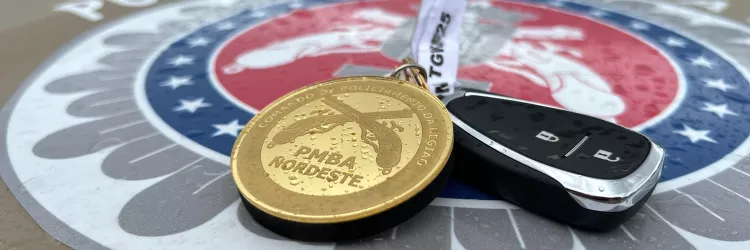 Chave da viatura nova da CPR Nordeste