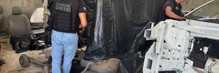 Polícia Civil localiza galpão de desmanche envolvido em fraudes de seguro em Eunápolis