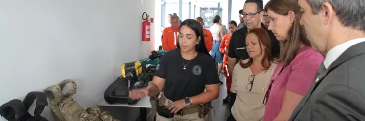 Diretoria de Gestão do Fundo Nacional de Segurança Pública realiza visita técnica na SSP 