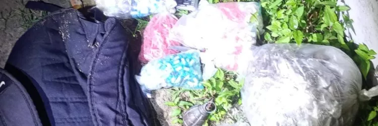 PM apreende drogas e uma granada em Paripe