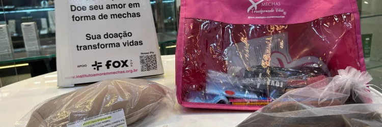 Segurança Pública monta salão temporário no Salvador Shopping e oferece serviços de beleza gratuitos para doadoras de cabelo