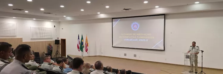 Polícia Militar realiza aula inaugural da 2ª edição do Curso de Mediação de Conflitos Fundiários