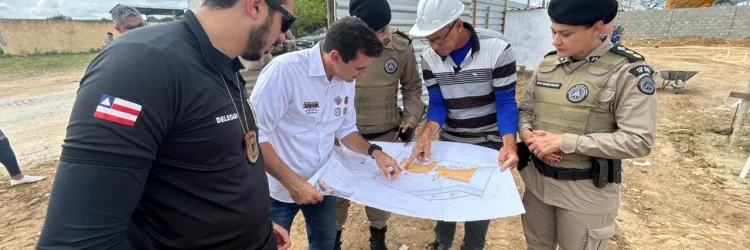 Governador autoriza e construção das unidades da PM e PC em Conceição do Coité é iniciada