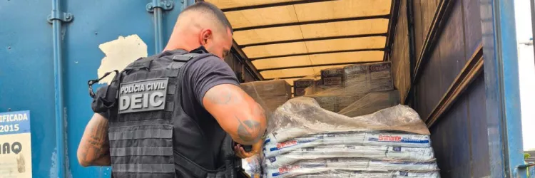 Carga avaliada em R$ 200 mil é recuperada pela Polícia Civil em Salvador