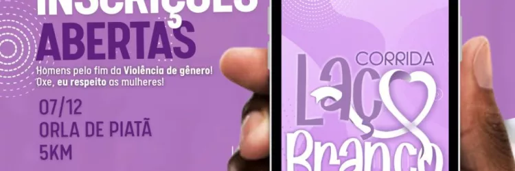 Programação dos 21 Dias de Ativismo segue com Live do Selo Lilás, Corrida do Laço Branco e Encontro Estadual de Mulheres Rurais