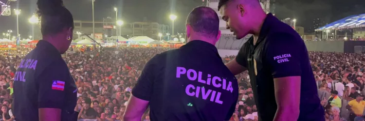 Polícia Civil fiscaliza uso de fogos durante o Festival Virada Salvador 2026