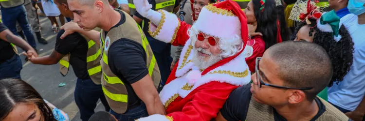 Em mais um ano o Natal Solidário da PMBA leva alegria às crianças e famílias