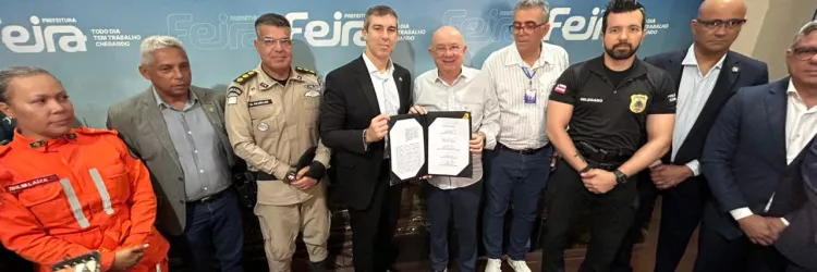 SSP e Prefeitura de Feira de Santana integram câmeras com Termo de Cooperação