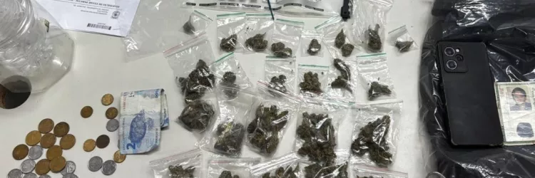 PM prende homem por tráfico de drogas na Ribeira