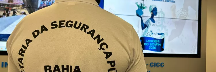 Centro Integrado de Comando e Controle monitora em tempo real Lavagem do Bonfim 2026