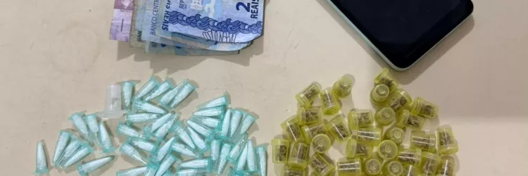 PM prende suspeito por tráfico de drogas em Campinas de Pirajá
