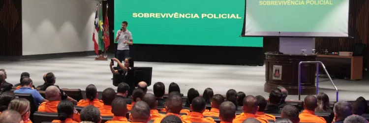 Sobrevivência Policial é abordada em palestra ministrada por especialista da Polícia Federal