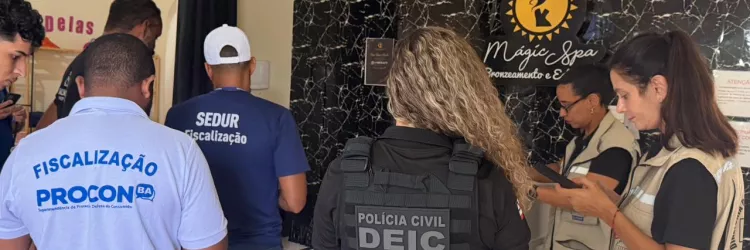 Polícia Civil cumpre mandados judiciais em espaços de bronzeamento artificial