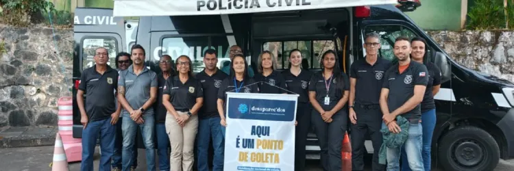 Polícia Civil finaliza mobilização nacional para coleta genética de familiares de pessoas desaparecidas