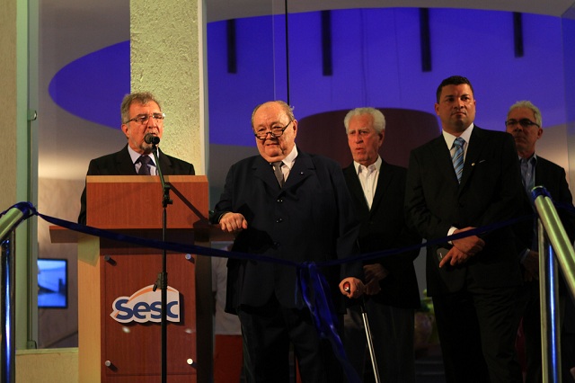 O secretário Domingos Leonelli destacou a importância do Grande Hotel para a Ilha de Itaparica como destino turístico