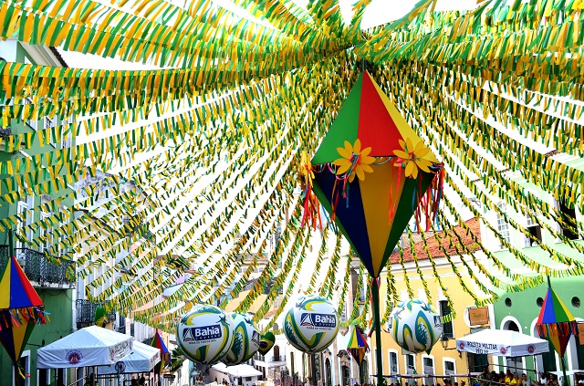 Tudo pronto para maior Festa de São João.Decoração São João Pelô 2014. Foto Tatiana Azeviche - Setur