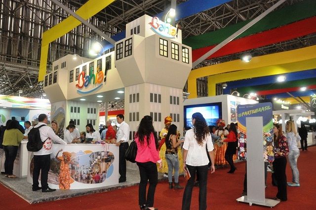 Os estandes da Bahiatursa ocupam área de 250m² Foto: Rita Barreto/ Bahiatursa