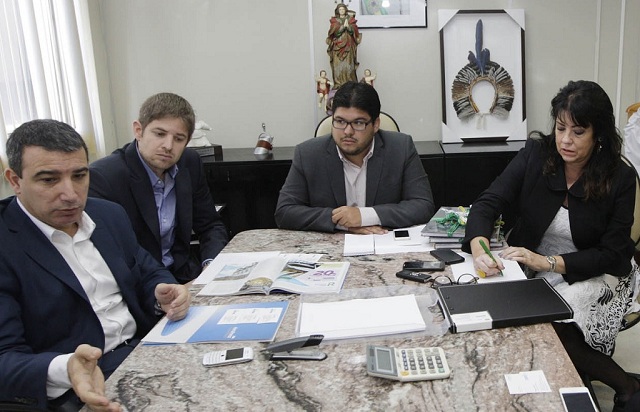 Fabian Lombardo, Gonzalo Romero, Diogo Medrado e Rosana França em coletiva na Bahiatursa Foto Carol Garcia/GOVBA