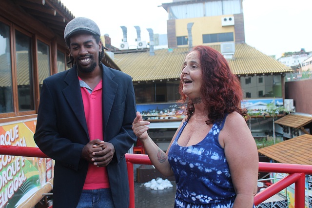 Analu Franca ao lado de Leonardo França: o objetivo é fortalecer artistas e instituições do bairro Foto Amanda Guedes/Bahiatursa