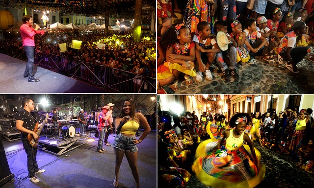 A transmissão mostra cada detalhe dos festivos juninos Fotos: Elói Corrêa/GOVBA