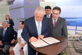 Assinatura de contrato para início das obras do novo terminal de passageiros da Codeba, em 11.05.2012 - Foto: João Ramos - Bahiatursa