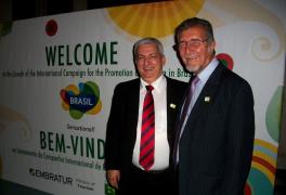 Secretário Domingos Leonelli participa do lançamento da campanha institucional de promoção turística do Brasil em Londres. Foto: Gabriel Carvalho/Setur