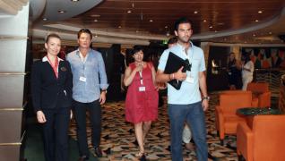 Empresa de turismo licenciada pela FIFA visita o Cruzerio MSC Música - Foto João Ramos - Bahiatursa