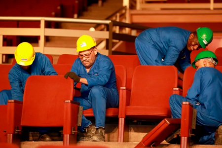 Obras de requalificação TCA