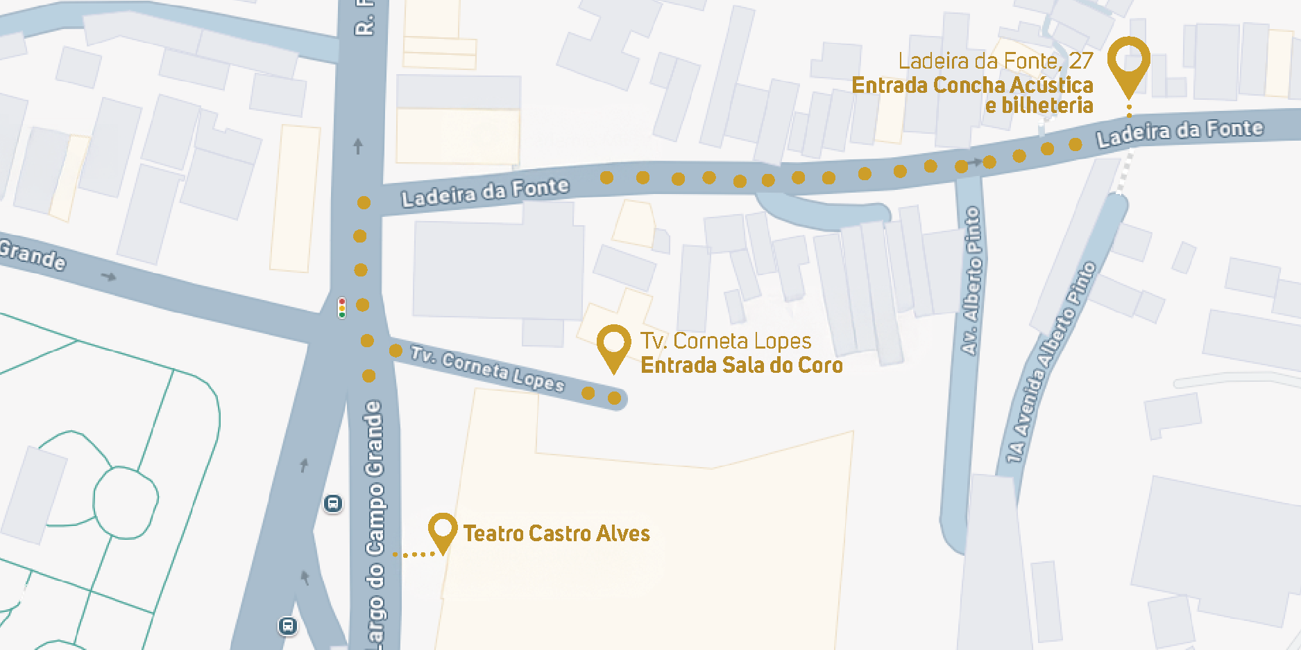 Mudanças Acesso Teatro Castro Alves