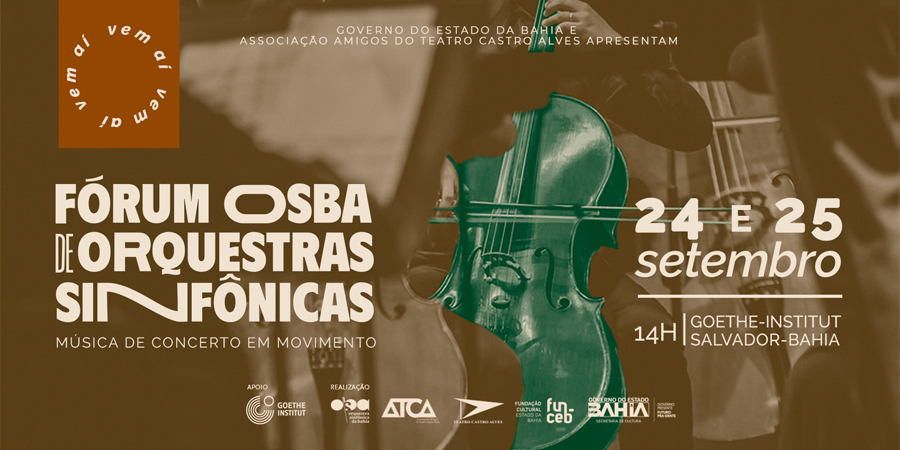 OSBA realiza Fórum de Orquestras Sinfônicas em Salvador