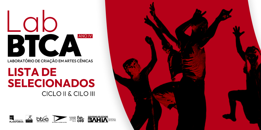 LAB BTCA divulga lista de dançarinos selecionados para Ciclo II e Ciclo III