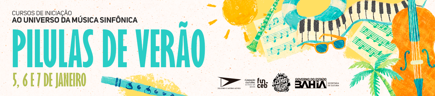 Ministradas por músicos da OSBA, as aulas acontecem de 5 a 7 de janeiro sem exigência de conhecimento prévio