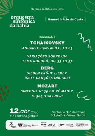 Banner destaque - OSBA série Manuel Inácio da Costa abril 2026