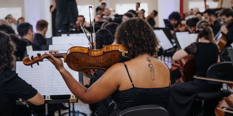 Banner notícia - OSBA Jovens Solistas - Foto Caio Lírio